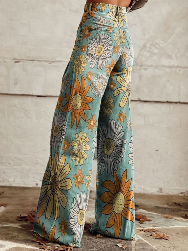 Cirilla | Floral Palazzo Trousers