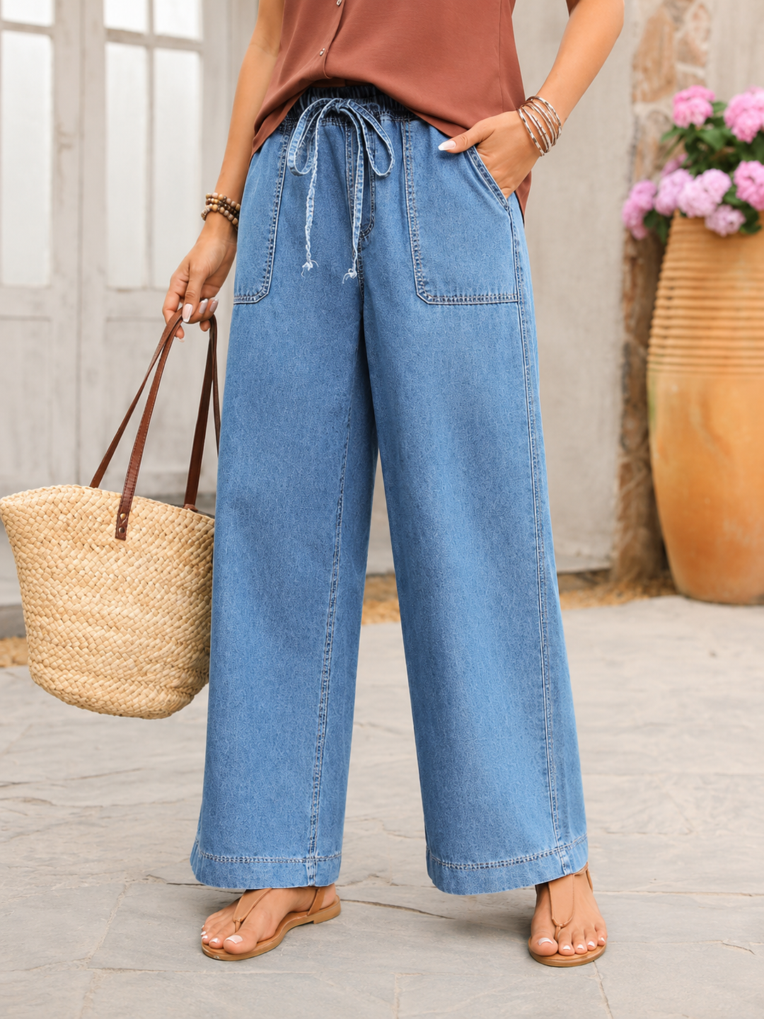 Rosalie | Flow Denim Trousers