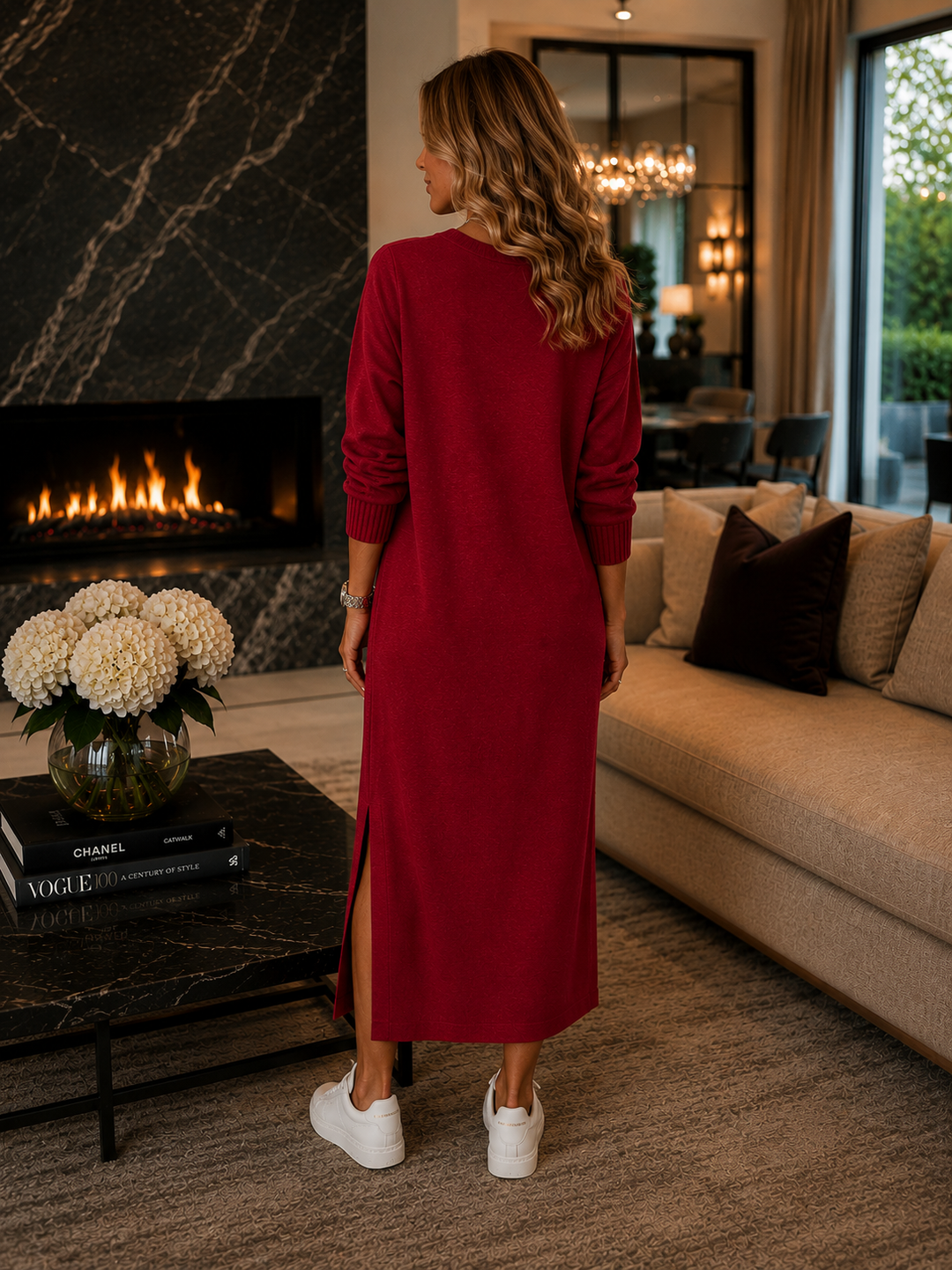 Tavessa Liana — Soft Knit Maxi Dress