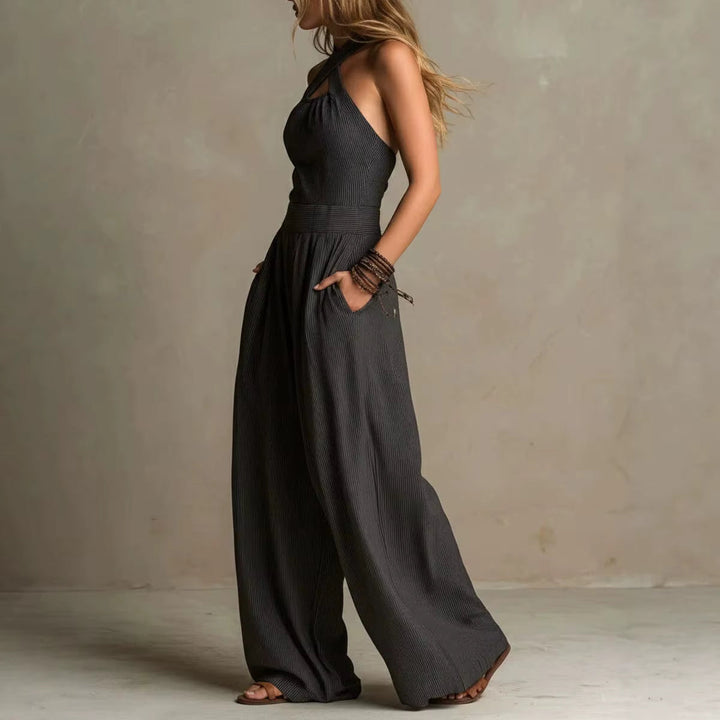 Ariana | Elegant Cross-Neckline Jumpsuit